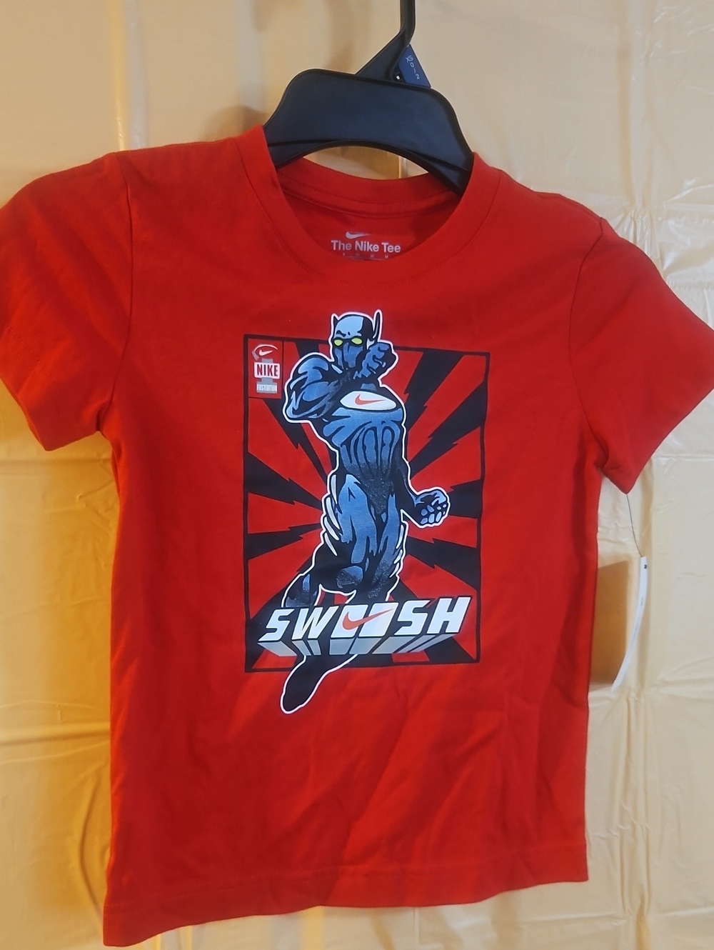 Nike Little Boys' Swooshman T-Shirt: RED: NEW WITH TAGS: SIZE 6